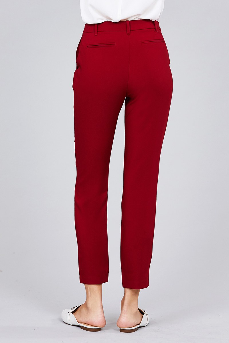 Seam Side Pocket Classic Long Pants