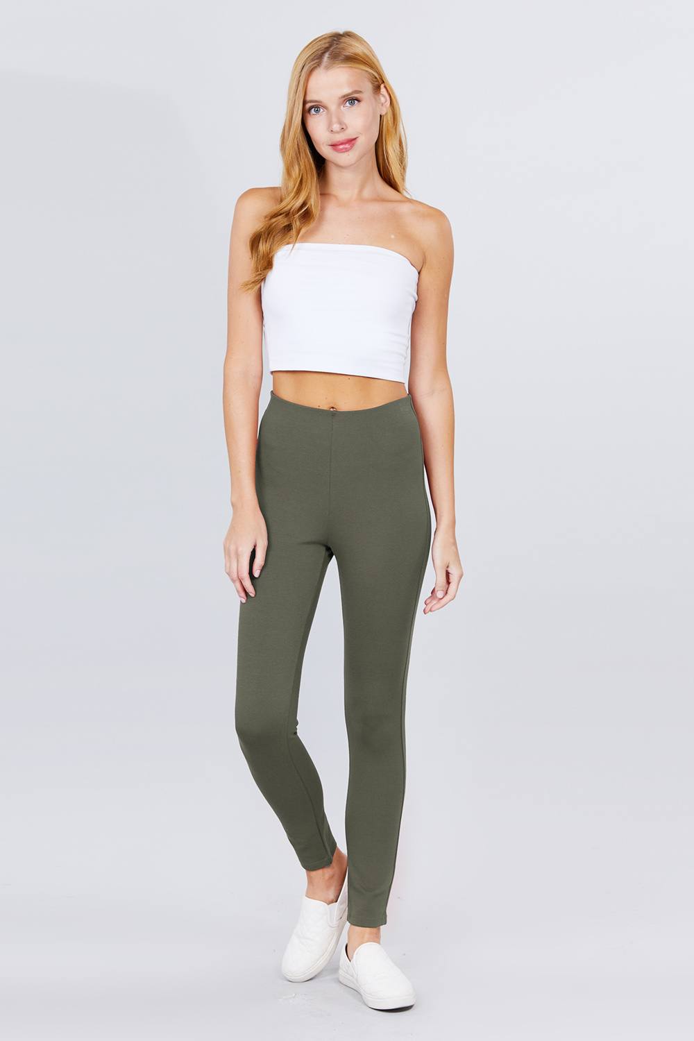 Waist Elastic Band Ponte Pants