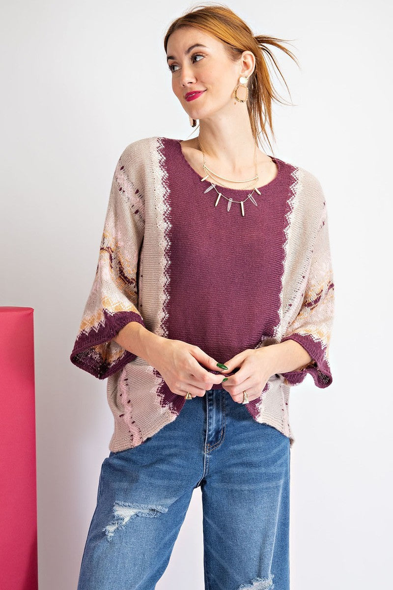 Multi Color Thread Sweater