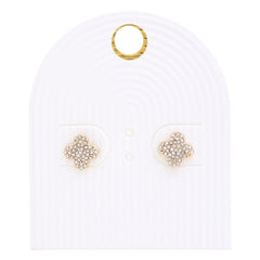 Dainty Moroccan Shape Post Earring