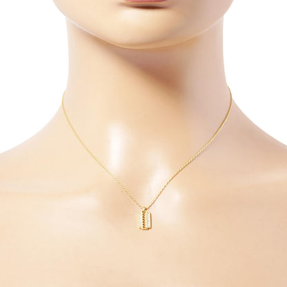 Gold Dipped Pendant Necklace