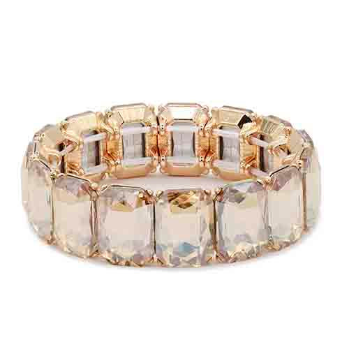 Crystal Stone Stretch Bracelet