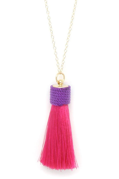 Tassel Pendant Necklace