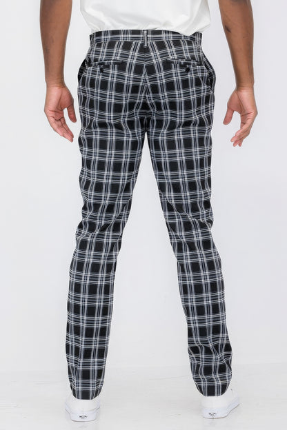 Plaid Trouser Pants