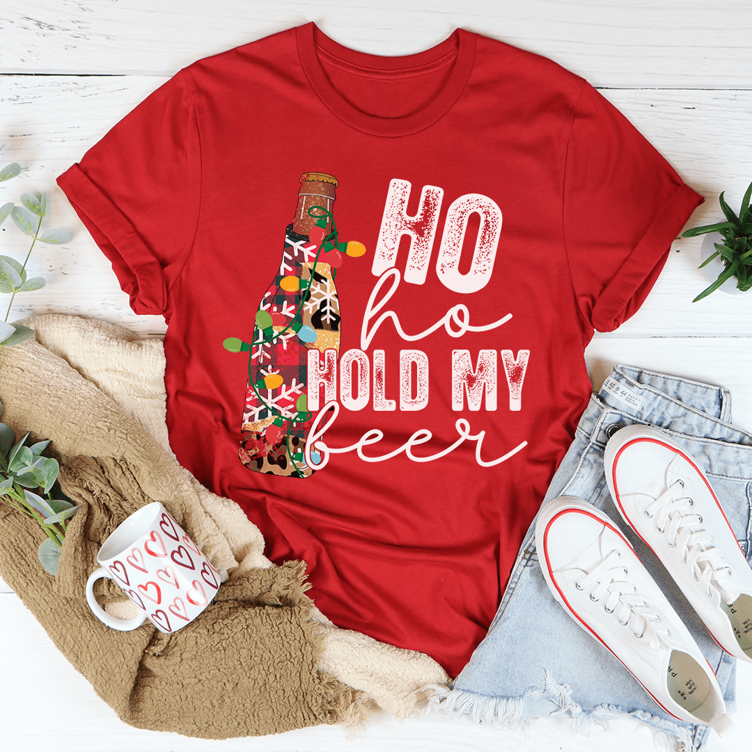 Ho Ho Hold My Beer T-shirt